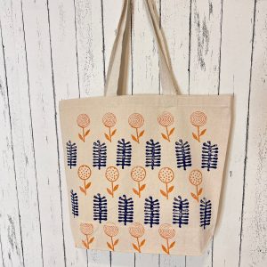 Block printed Big Tote bag