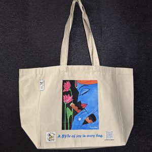 Printed Tote Bag - Krishna
