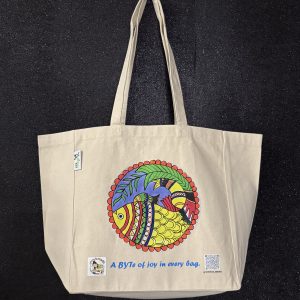 Printed Tote Bag - Fish